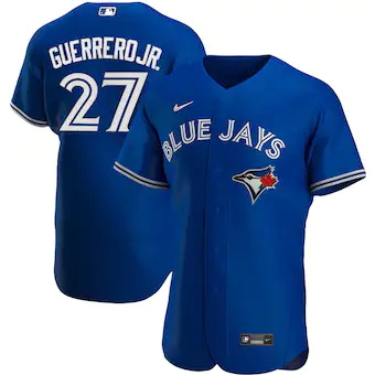 mens nike vladimir guerrero jr royal toronto blue jays alte